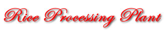 Rice Processing Plant
